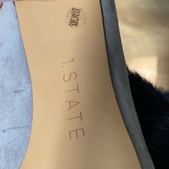Fabulous grey suede 1. State block heel pumps. 8.5 - Picture 6 of 11